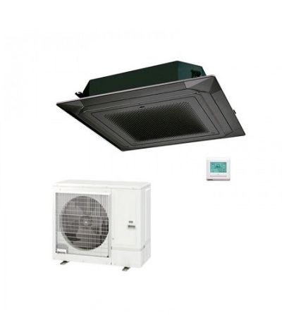 Инверторен климатик касетъчен General Fujitsu AUXG36KRLB/AOHG36KQTA - трифазен с черен панел