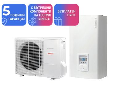 Термопомпа Atlantic LORIA 6010, 10 Kw - отопление, охлаждане и БГВ