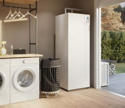 Термопомпа Atlantic ALFEA EXTENSA DUO A.I. R32 10 Kw с вграден бойлер 190 литра - отопление, охлаждане и БГВ