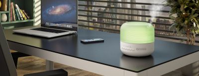 Арома дифузер Astomi Sound с хромотерапия, овлажнител и тонколона