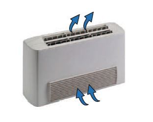 Вентилаторен конвектор за открит монтаж с челно засмукване FX - VB 530