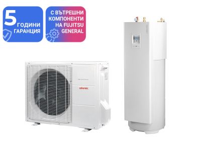 Термопомпа Atlantic LORIA DUO 6010, 10 kW с вграден бойлер 190 л - отопление, охлаждане и БГВ